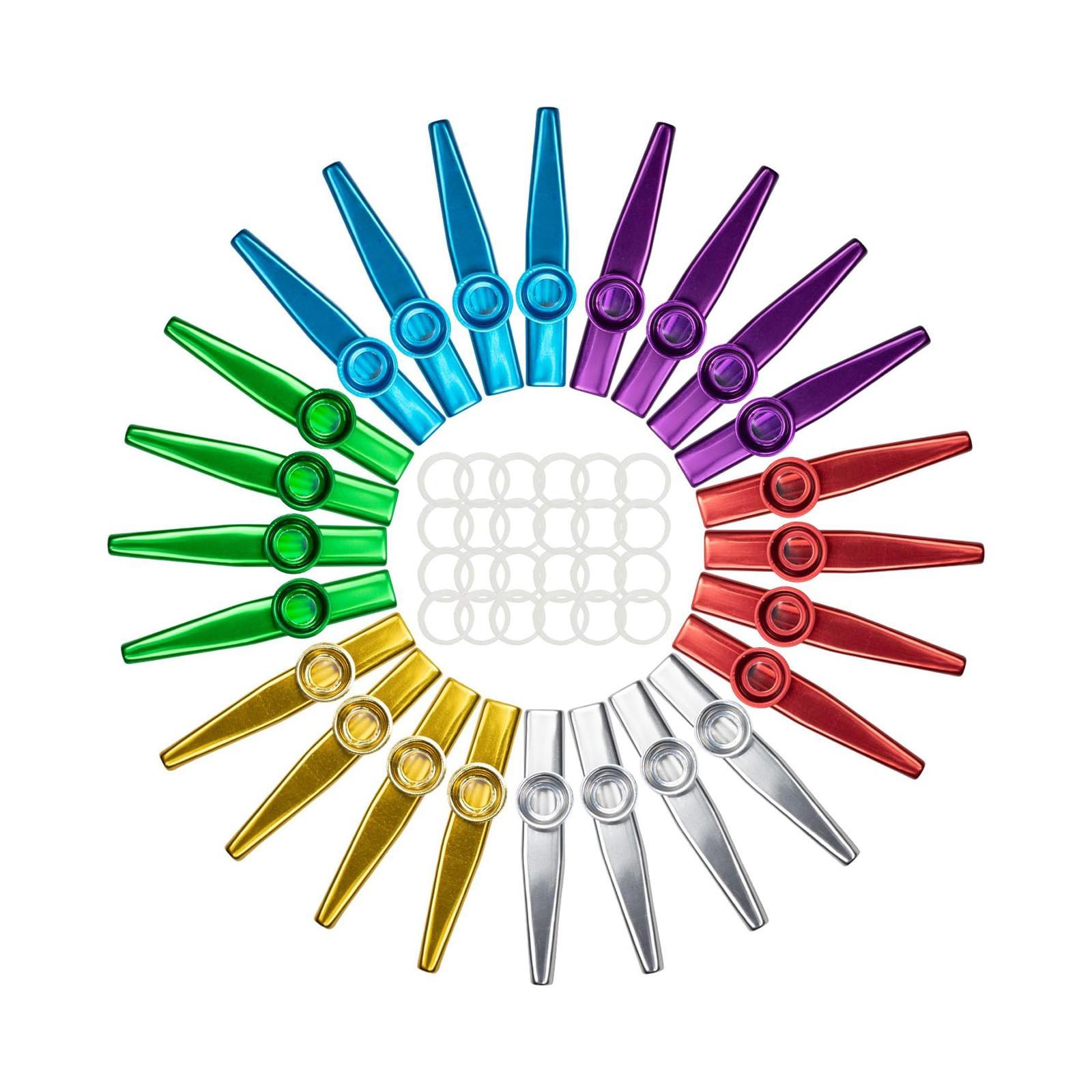 Ukulele Beginner Kit - 24 piezas de Kazoos de metal