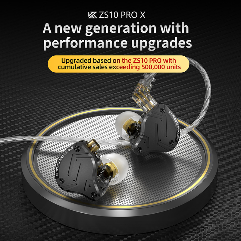 Audio X Music - Auriculares intrauditivos con cable KZ ZS10
