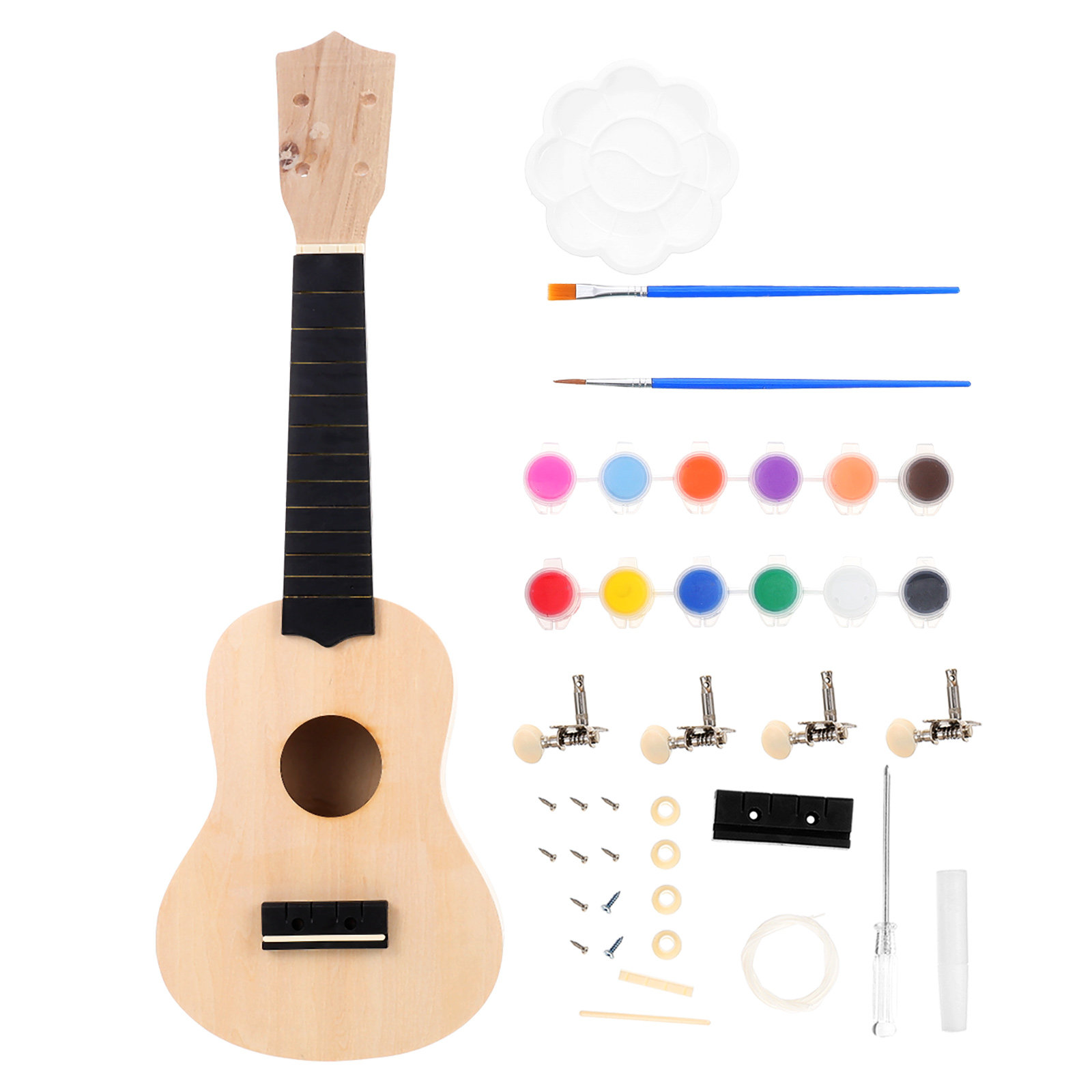 Ukulele Beginner Kit - 1 Set de Kit de Ukelele