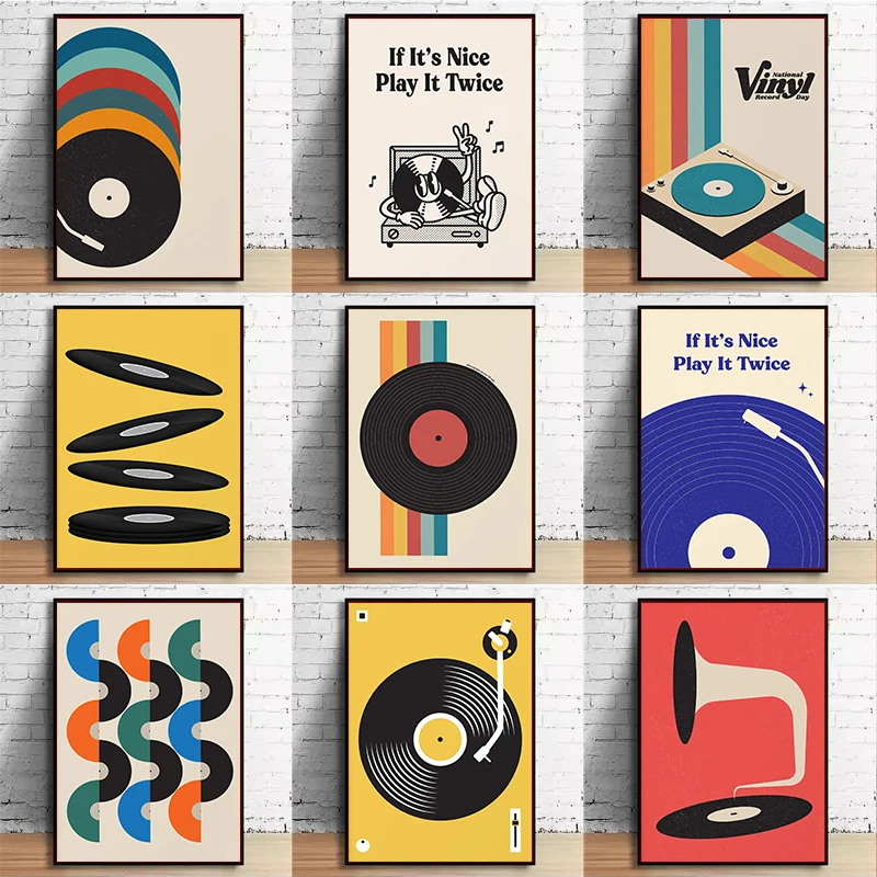 Audio Music Live - Impresión artística de pared en lienzo
