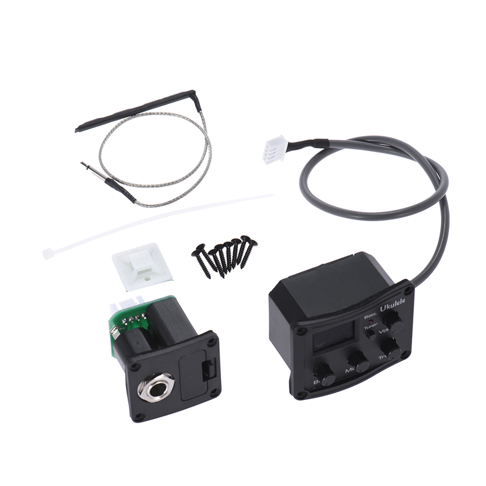Ukulele Beginner Kit - Preamplificador de pastilla piezoeléctrica para ukelele
