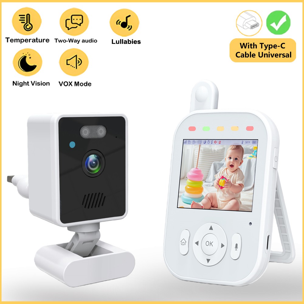 Audio Music For Video - Monitor para Bebés Inalámbrico para Interiores,