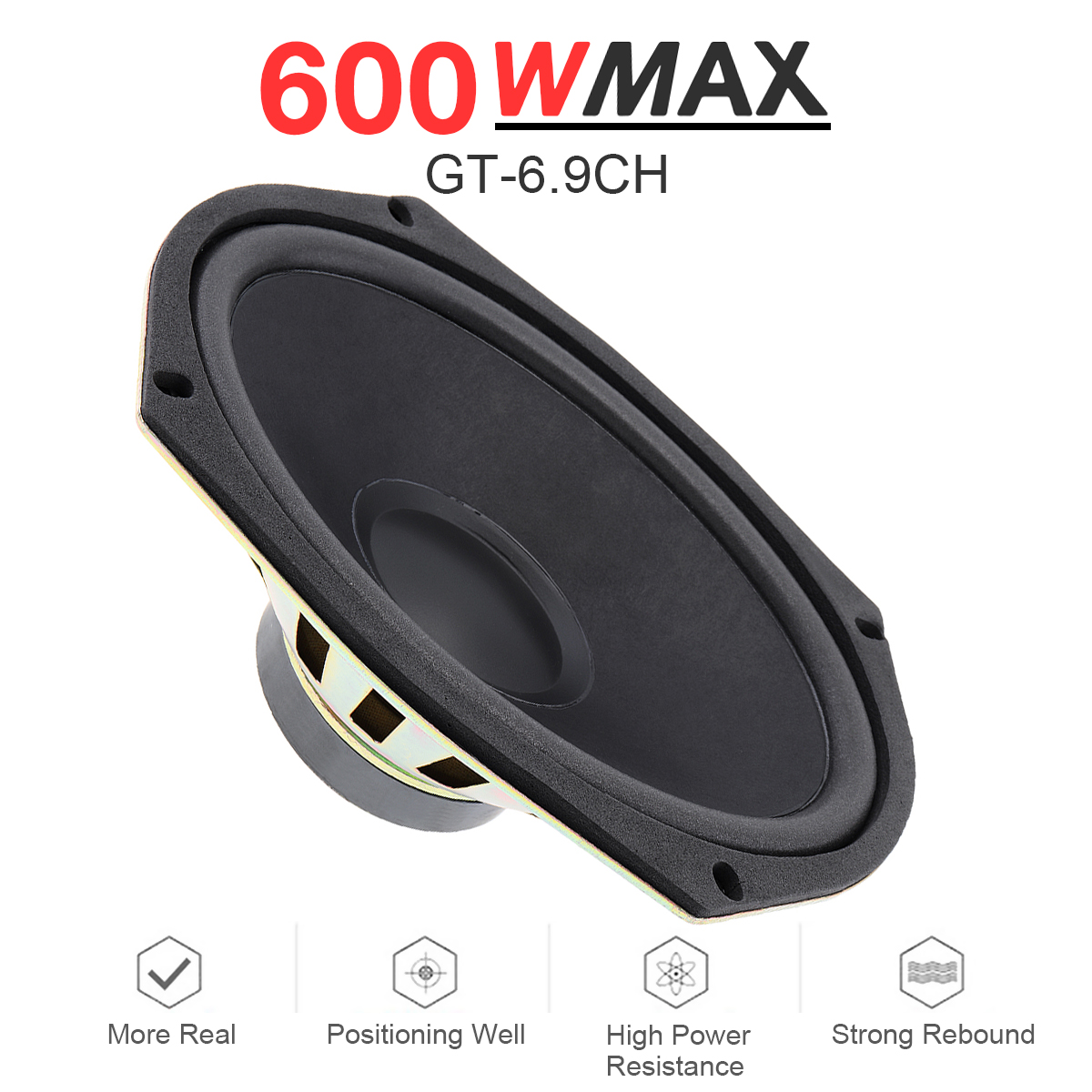 Audio X Music - Altavoces coaxiales universales para coche, altavoz