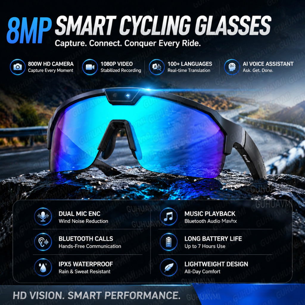 Audio Music For Video - Nuevas Gafas Inteligentes POV Sports para
