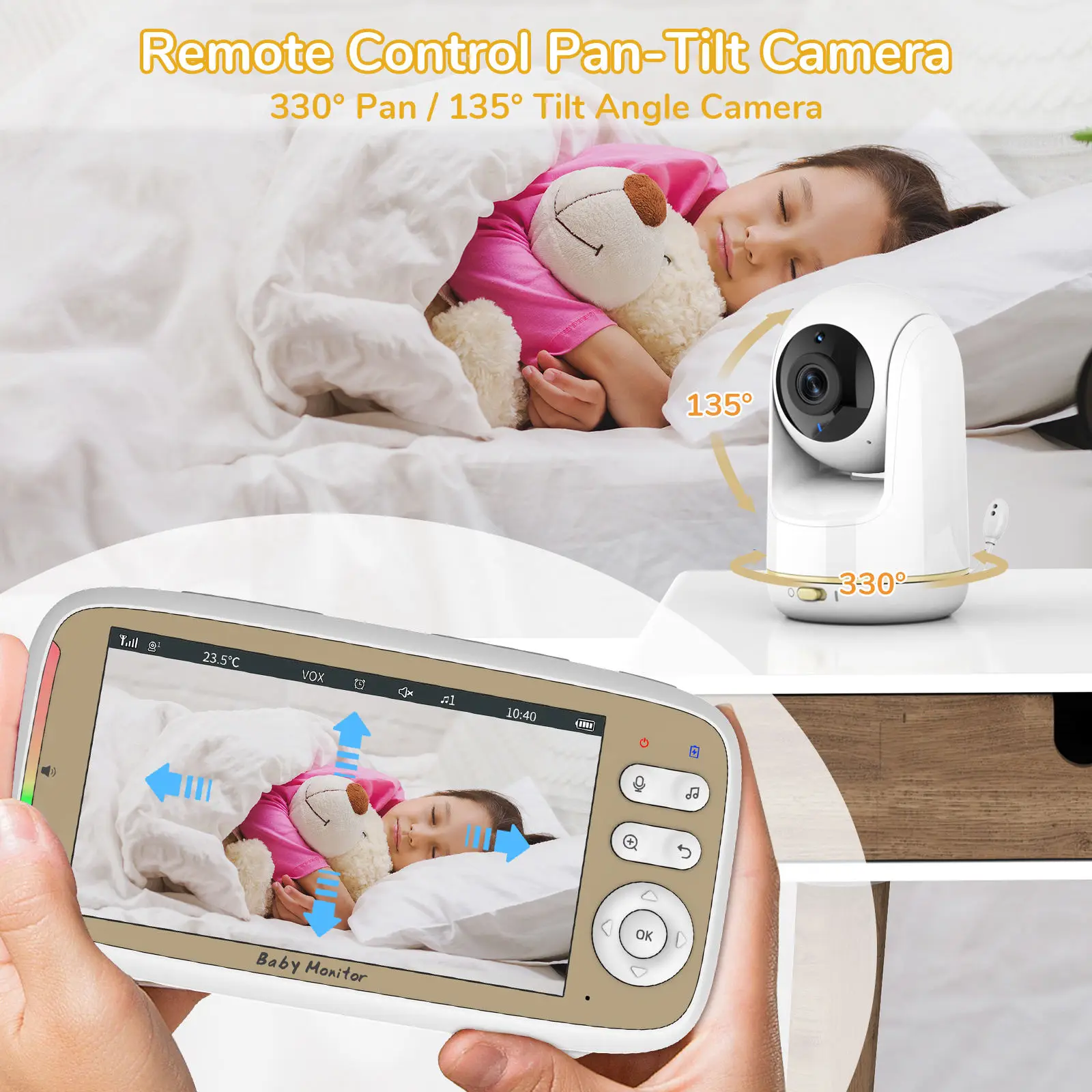 VB803 PRO Baby Monitor,con 2pc - Audio X Music reseña y precio