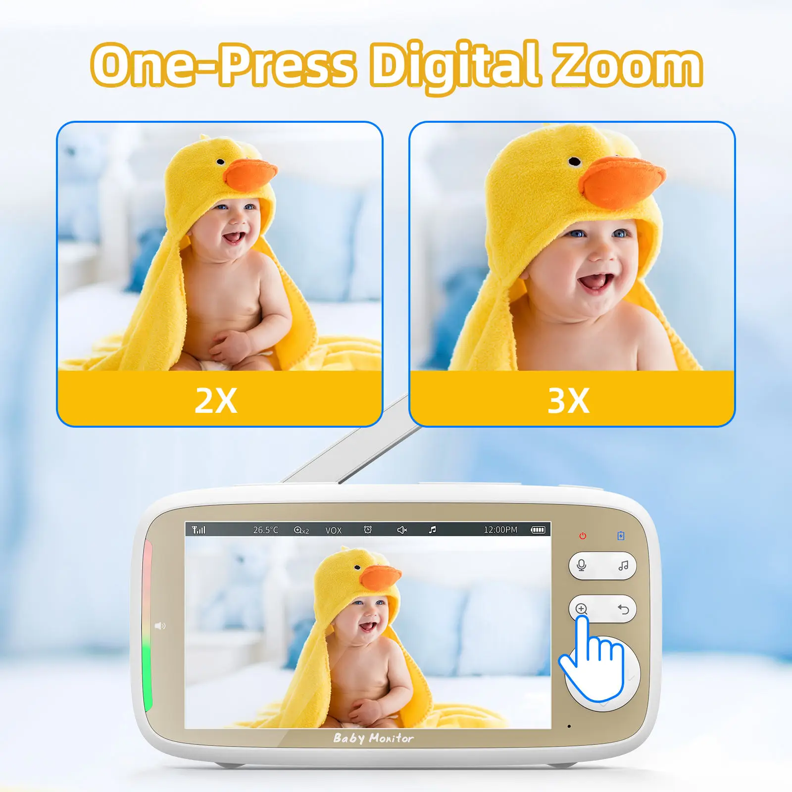 VB803 PRO Baby Monitor,con 2pc - Audio X Music reseña y precio