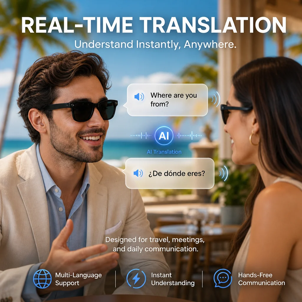 Gafas con cámara de IA 2026, c - Audio Music For Video reseña y precio
