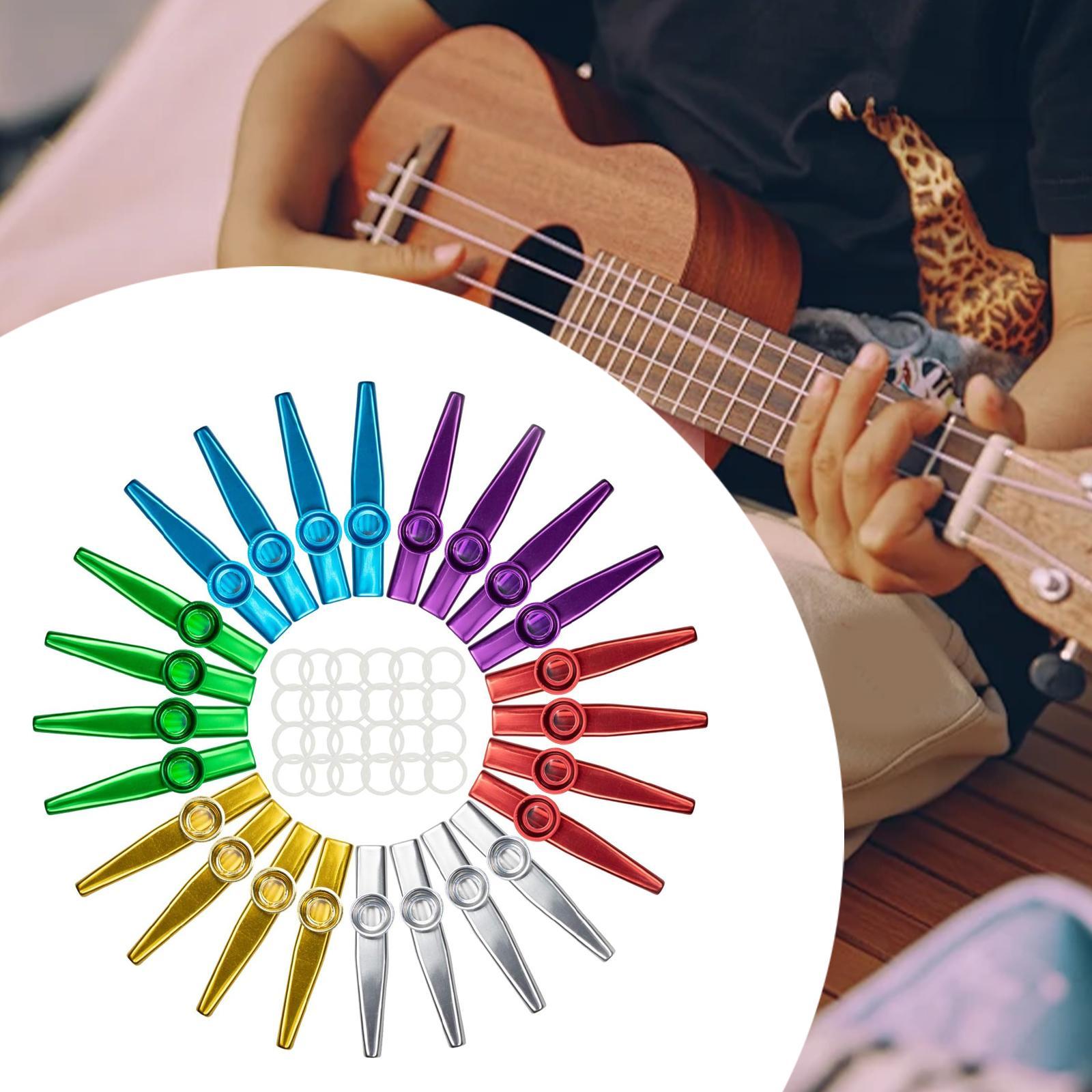 24 piezas de Kazoos de metal p - Ukulele Beginner Kit reseña y precio