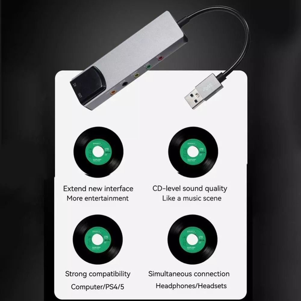 Nueva tarjeta de sonido USB 7, - Audio Music Live reseña y precio