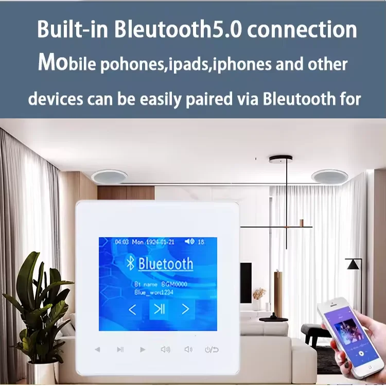 Amplificador de pared Bluetoot - Audio Music Background Free reseña y precio