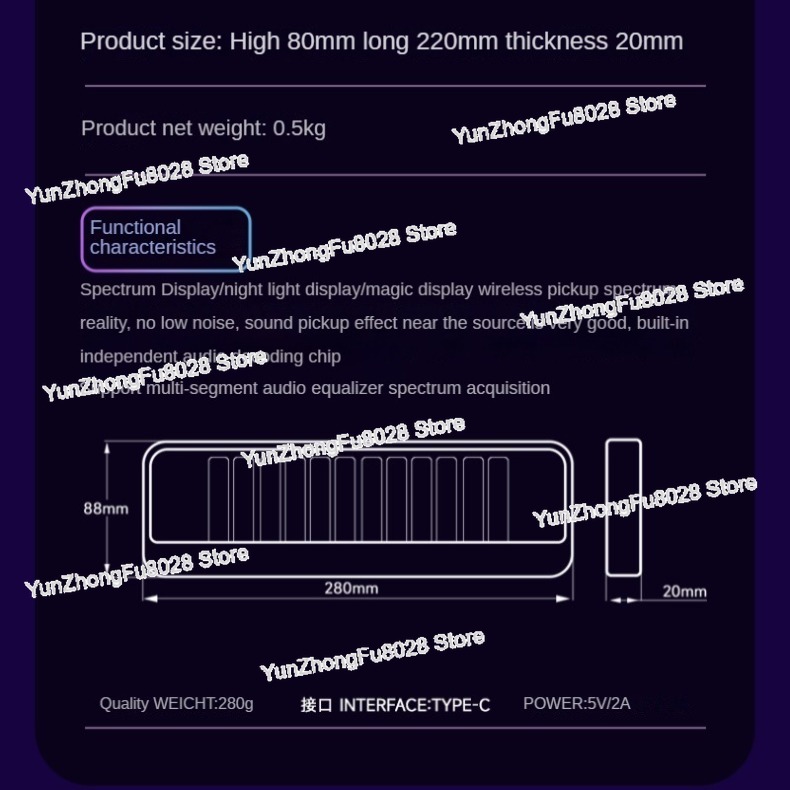 Medidor de nivel de sonido LED - Audio Music In Youtube reseña y precio
