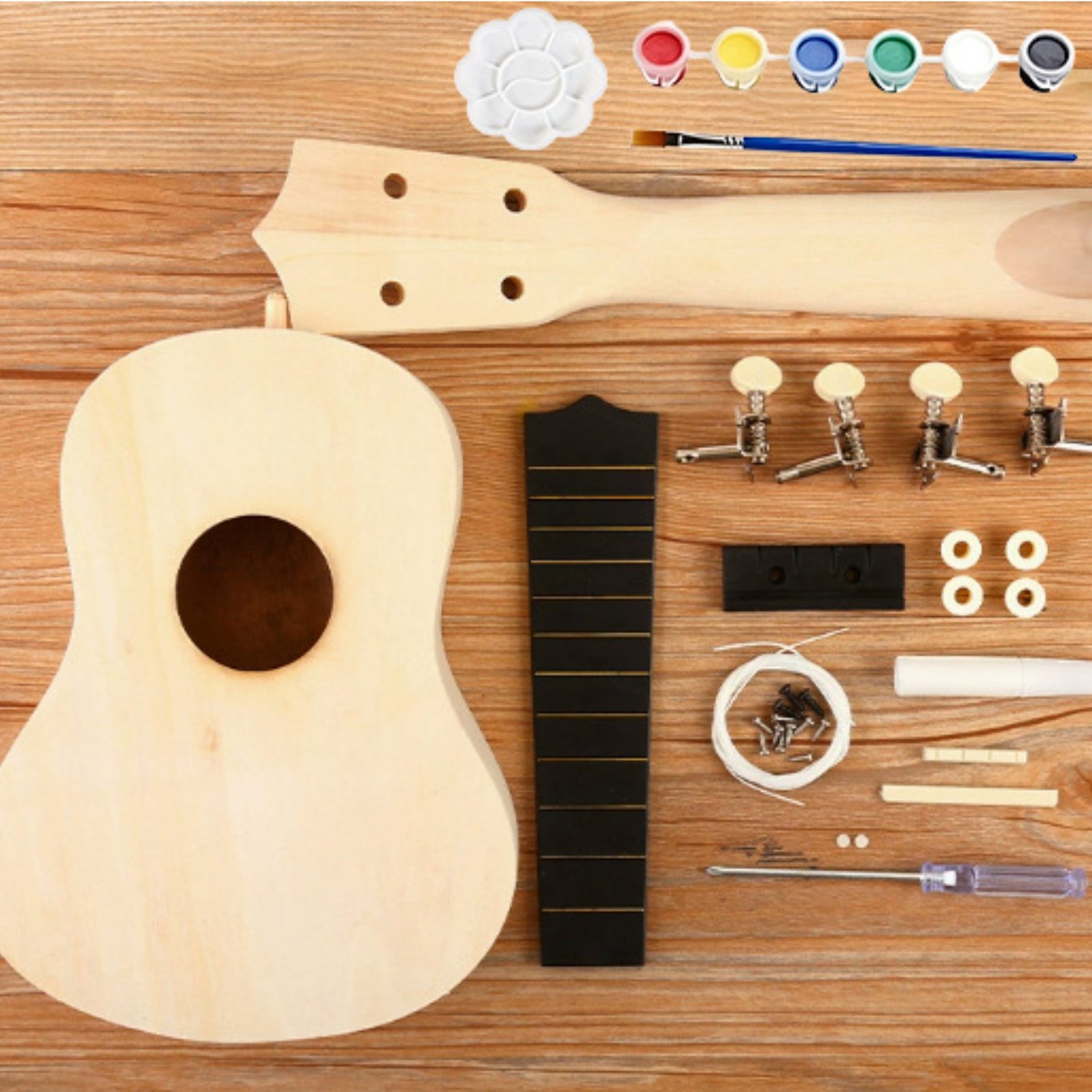 Kit de Ukelele Soprano de 21 P - Ukulele Beginner Kit reseña y precio