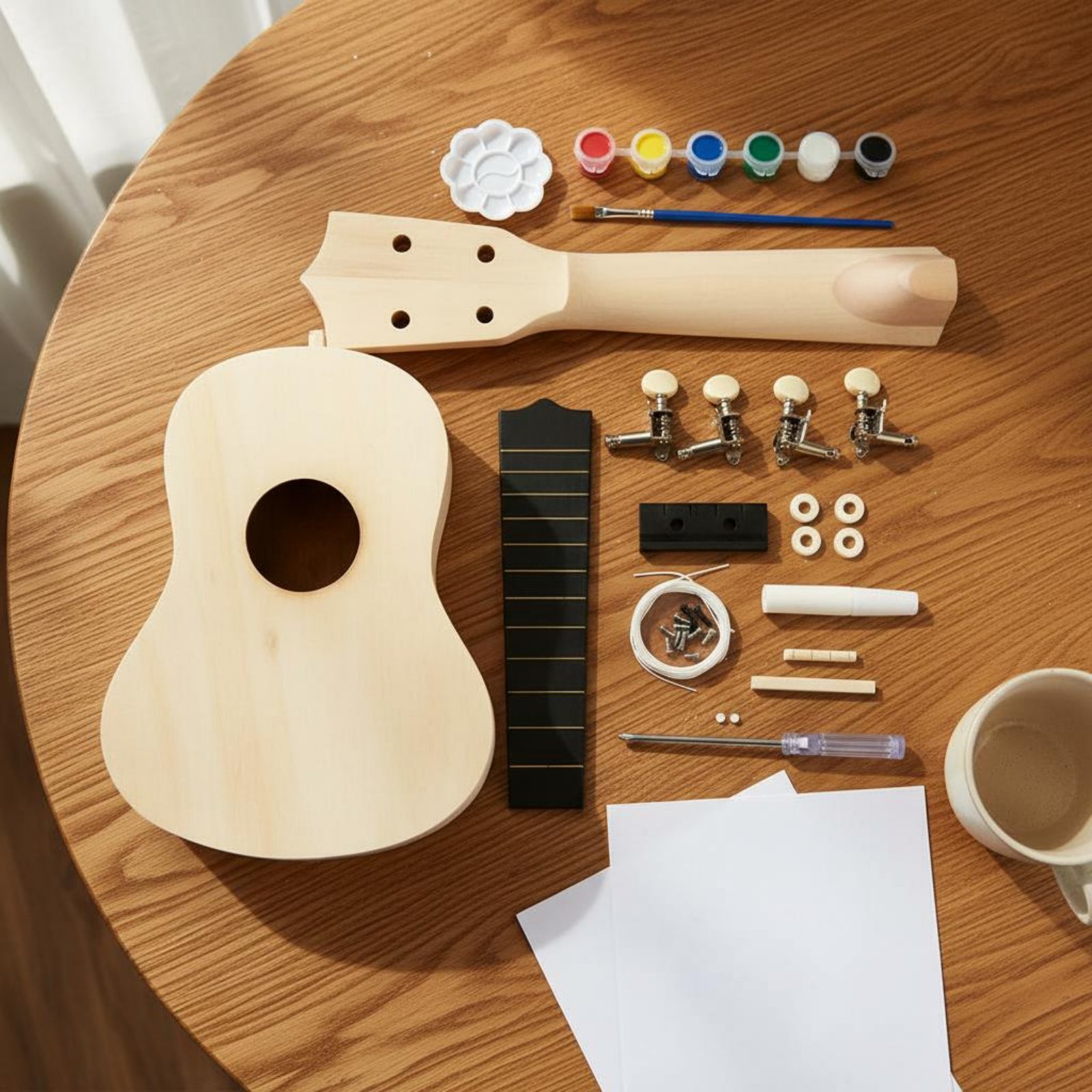 Kit de Ukelele Soprano de 21 P - Ukulele Beginner Kit reseña y precio