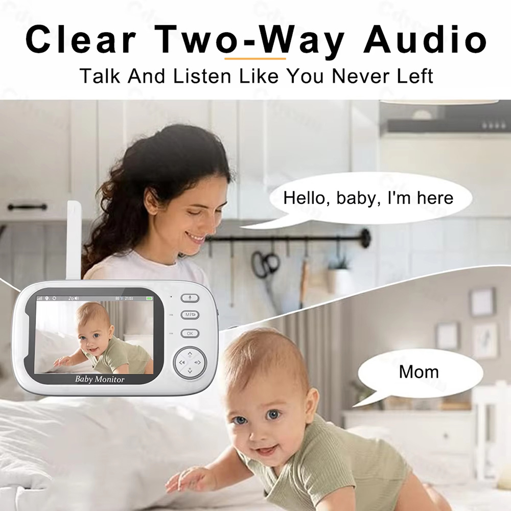 Monitor para Bebés de 3.5 Pulg - Audio Music For Video reseña y precio