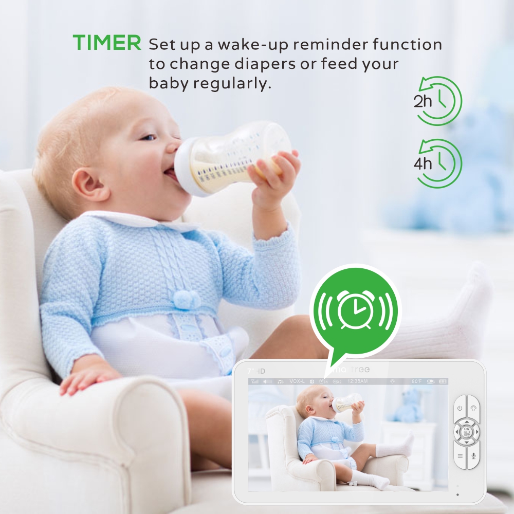 Monitor para bebés con vídeo H - Audio X Music reseña y precio