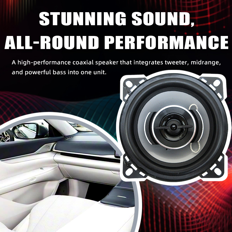 Altavoces para coche de 4 pulg - Audio X Music reseña y precio