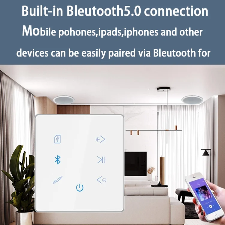 AMPLIFICADOR DE PARED Bluetoot - Audio Music Background Free reseña y precio