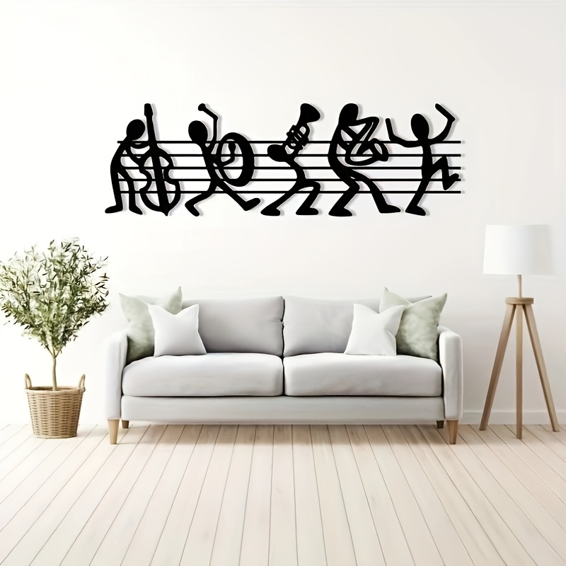Arte de Pared Metálico con Not - Audio Music Live reseña y precio
