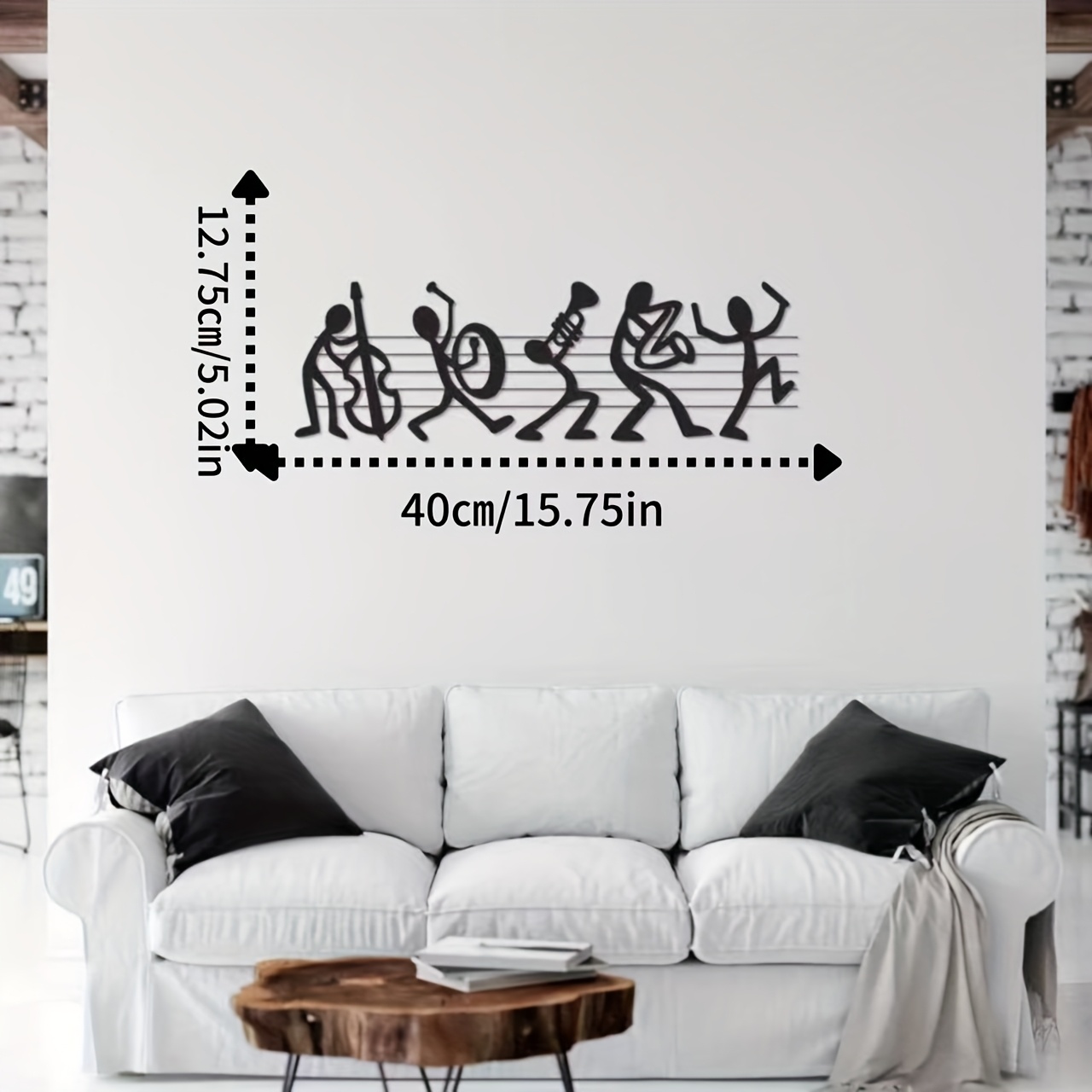 Arte de Pared Metálico con Not - Audio Music Live reseña y precio