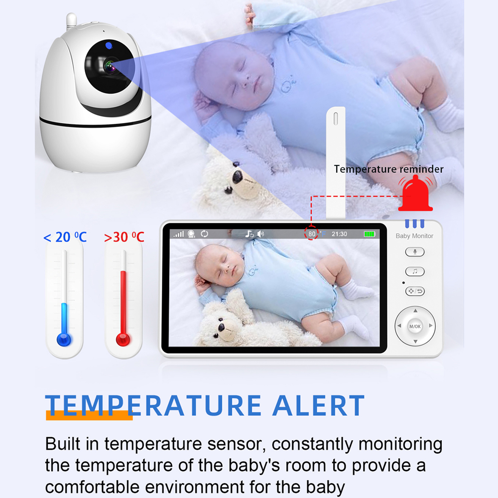 Monitor de vídeo para bebés co - Audio Music For Video reseña y precio