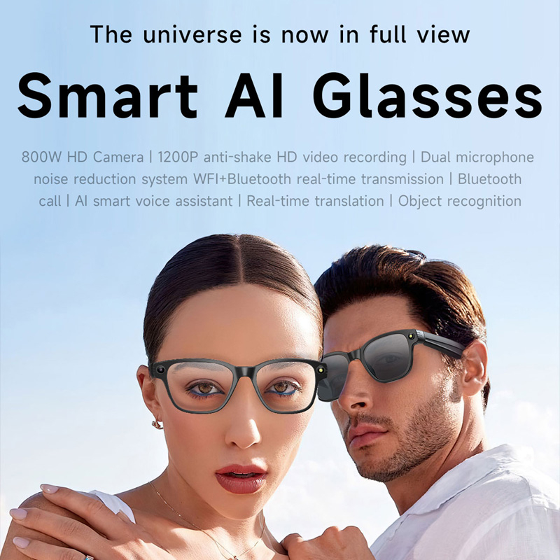Gafas Inteligentes con IA, Cám - Audio Music For Video reseña y precio