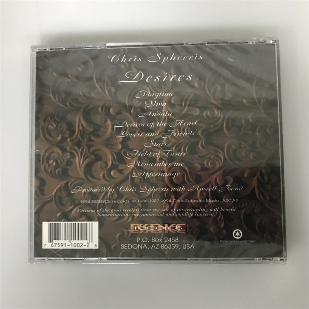 CD 'Desires' de Chris Spheeris - Audio Music Original reseña y precio