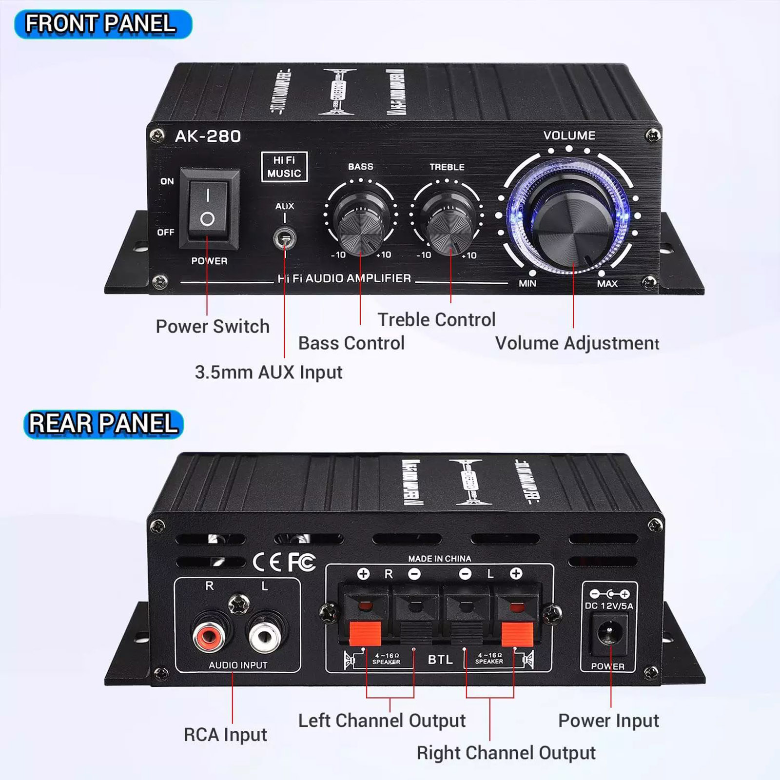 Miniamplificador de Audio Digi - Audio X Music reseña y precio
