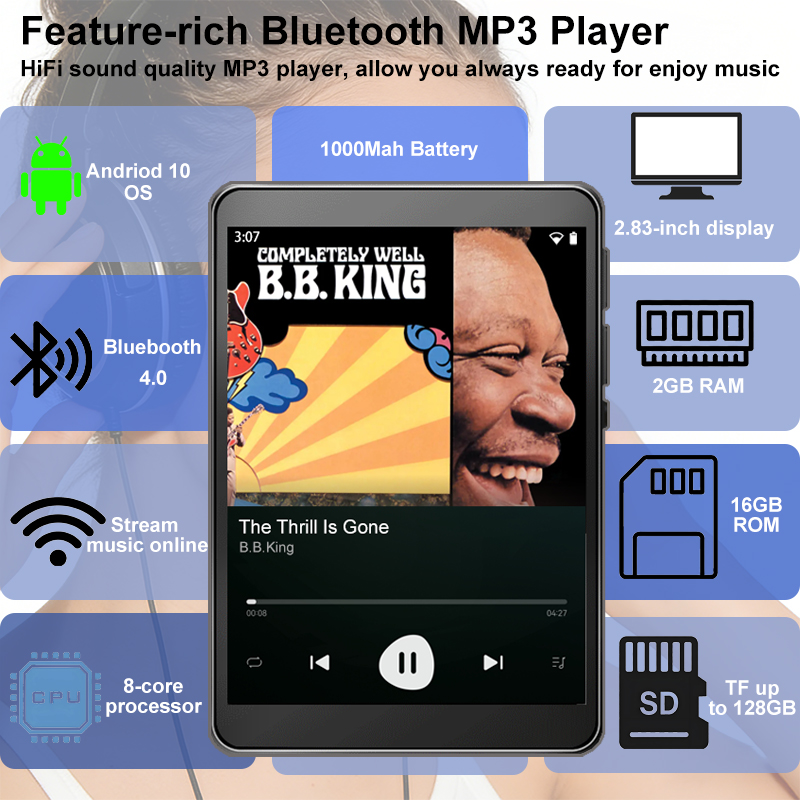 Reproductor MP3 WiFi Android 1 - Audio Music Free Download reseña y precio